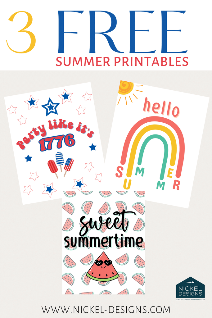 Free Summer Printables