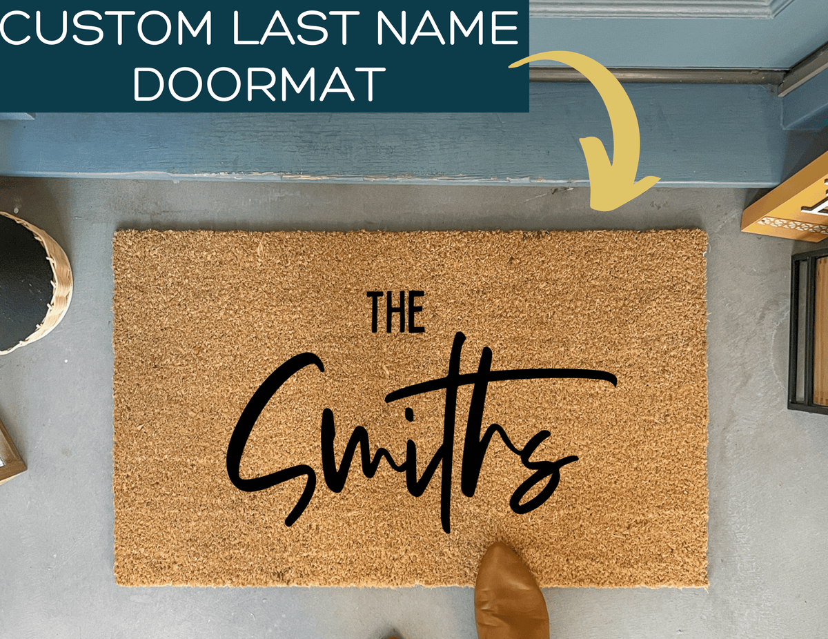 Custom Family Name Doormat outlet