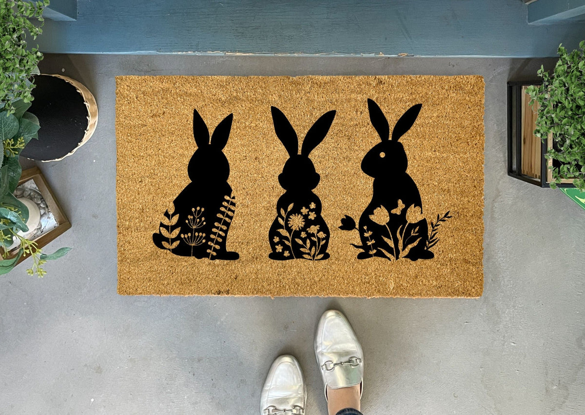 doormat-floral-bunny-doormat-