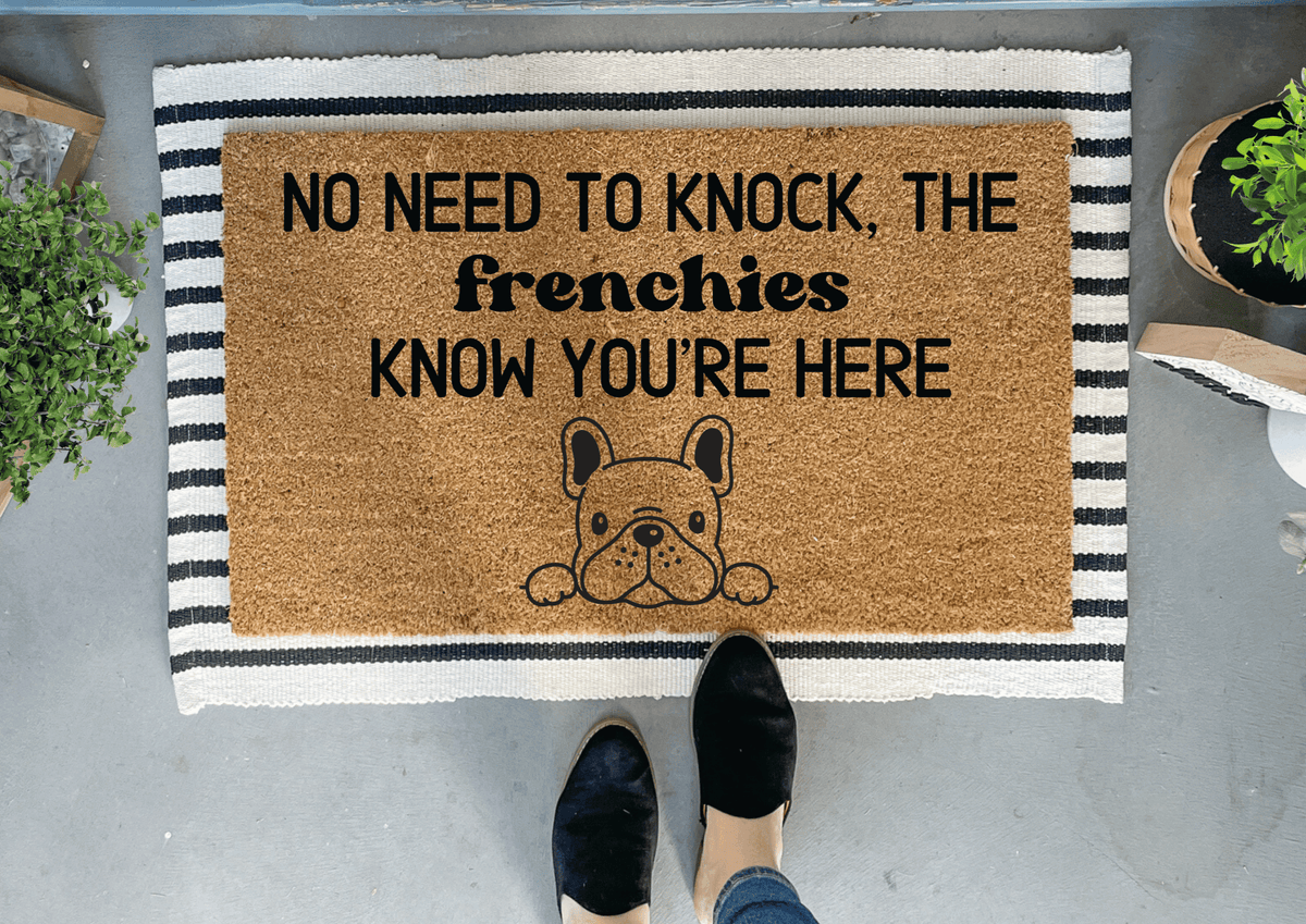 Funny Frenchie Doormat French Bulldog - Main Image