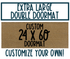 Completely Custom Double Doormat - 24 x 60 Inches