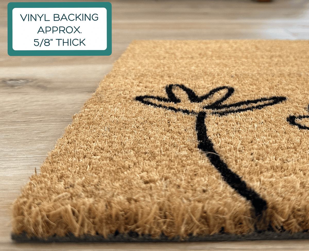 Floral Doormat Spring Doormats and Decor by Nickel Designs