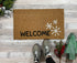 Welcome Snowflake Winter Doormat