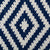 Rug - Navy And White Diamond Accent Rug