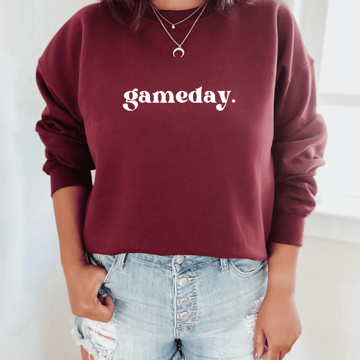 Team Fan Apparel NFL Adult Gameday Football Crewneck Sweatshirt - Cotton  Blend - Stay Warm, Comfortable & Stylish on Game Day