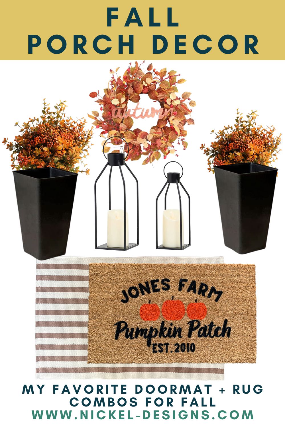 Harvest Hues: Front Porch Decor Ideas for a Cozy Fall Greeting