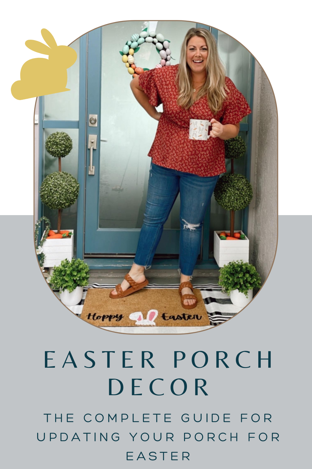 How to decorate your porch for Easter!