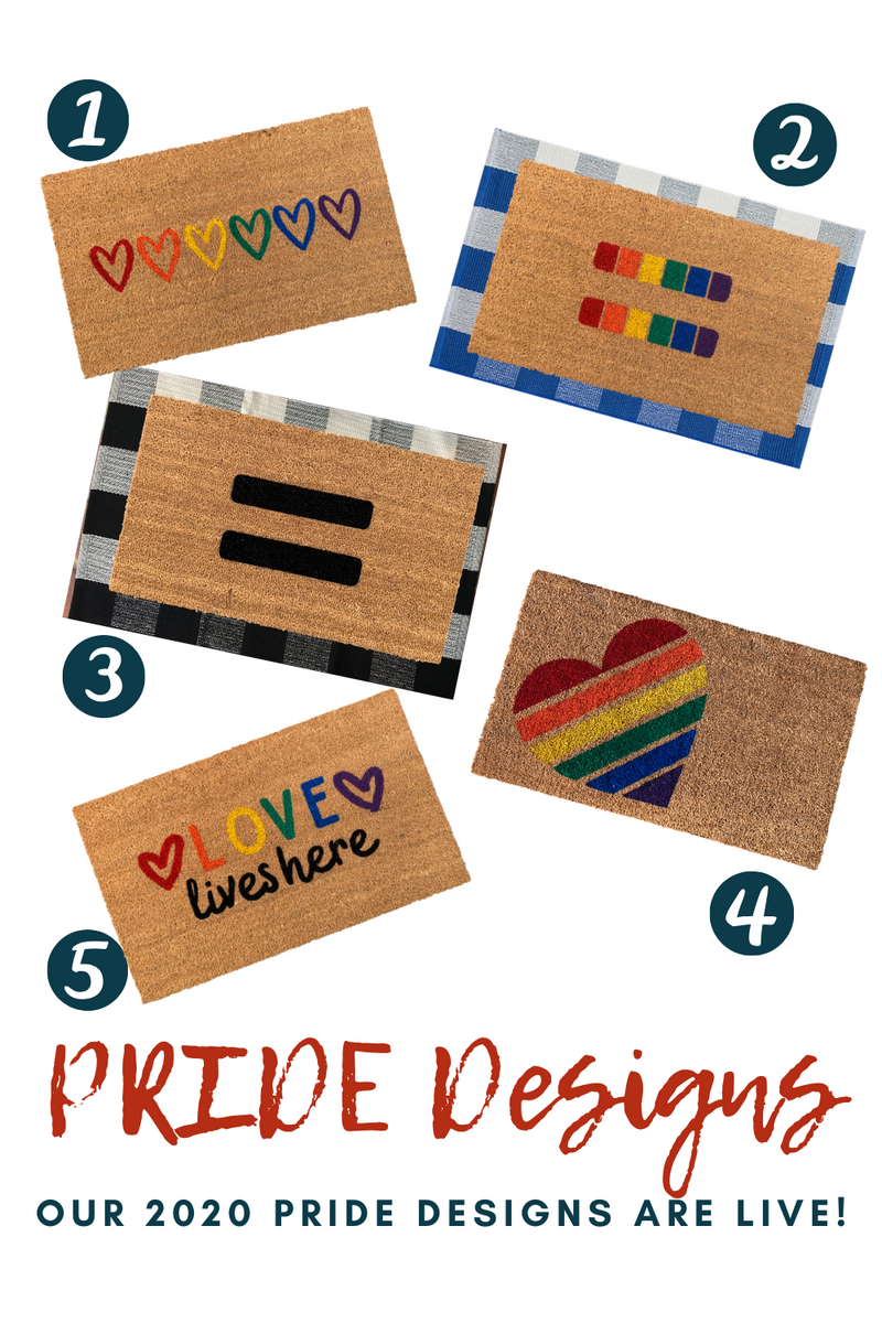 It's PRIDE Month and we have 3 new designs!