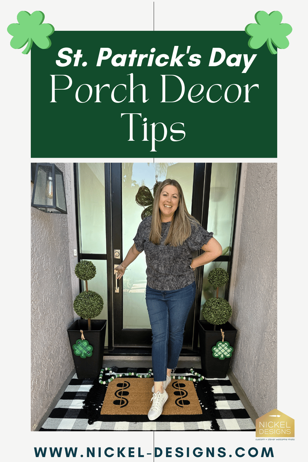 St. Patrick's Day Front Porch Decorating Ideas