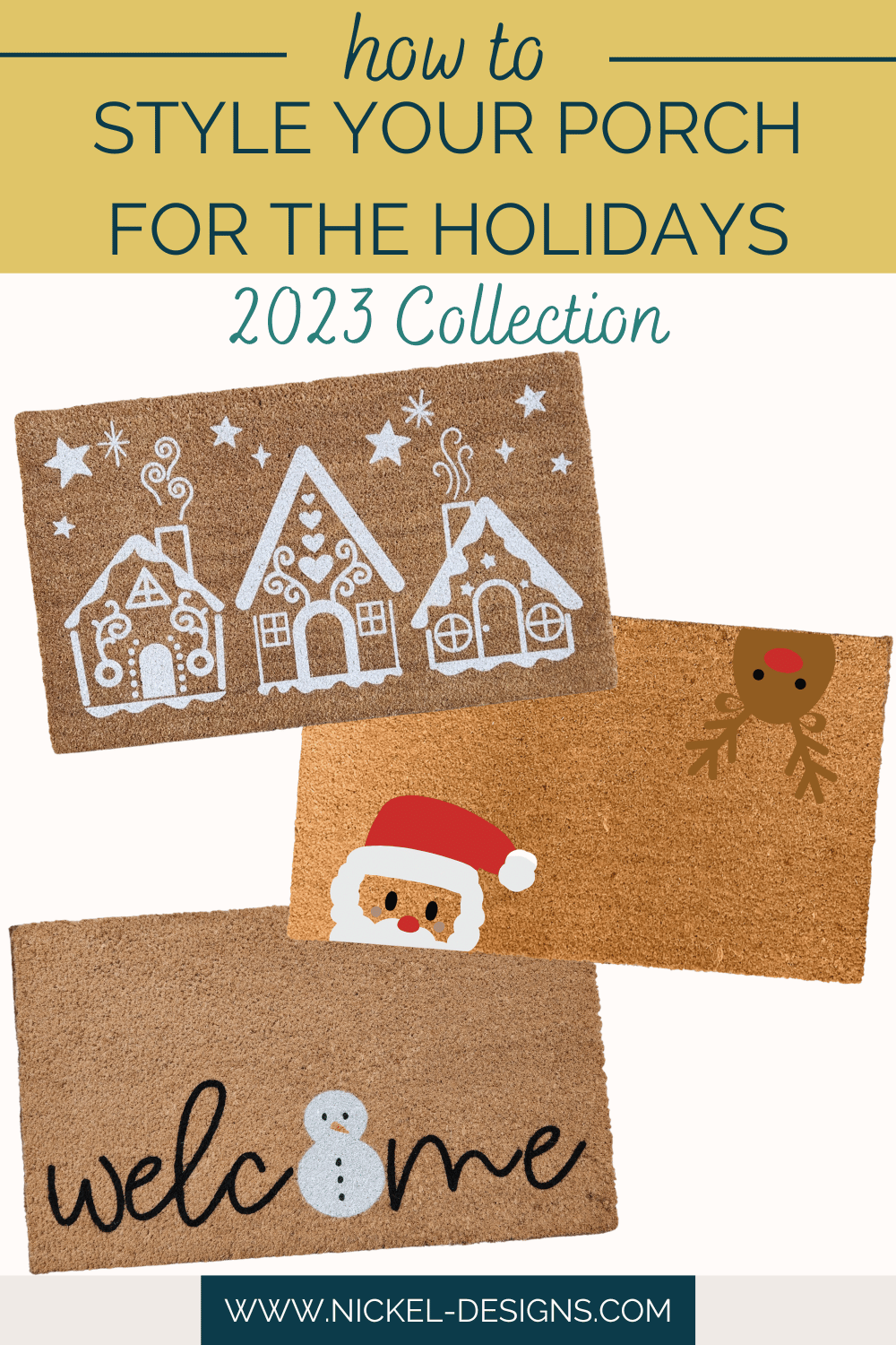 Welcoming the Season: Introducing Our Newest Collection of Winter Doormats