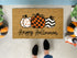 Halloween Pumpkins Outdoor Doormat