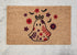 Sale - Retro Floral Ghost Doormat
