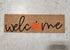 Sale - Skinny Size Welcome Pumpkin Doormat