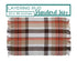 Fall Plaid Accent Rug with Fringe