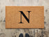 Sale - Oversized Monogram N Doormat, 20x36 inches