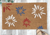 Patriotic Summer Fireworks Doormat