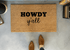 Howdy Y'all Doormat