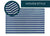 Teal and Blue Striped Woven Accent Rug – 24x36 Coastal Layering Rug for Porch or Entryway