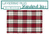 Holiday Colors Doormat Layering Rug - Red, White and Green Plaid Rug