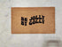 Sale - Be Jolly By Golly Christmas Doormat, Black