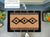 Black and Brown Woven Coir Doormat