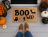 Boo Y’all Halloween Doormat - Ghost and Bat