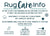 Teal and Blue Striped Woven Accent Rug – 24x36 Coastal Layering Rug for Porch or Entryway