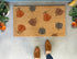 Colorful Fall Pumpkin Pattern Outdoor Doormat