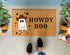 Sale - Howdy Boo Cowboy Ghost Halloween Doormat