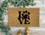 Dog Paw Love Doormat for Valentine's Day