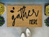 Gather Here Fall Welcome Mat