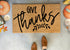 Give Thanks Fall Coir Doormat