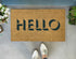 Modern Geometric HELLO Doormat – Bold Minimalist Welcome Mat
