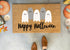 Happy Halloween Ghosts Coir Doormat