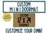 Custom Mini Doormat - Small Playhouse Doormat 12" x 24"