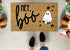 Hey boo Cute Halloween Ghost Doormat