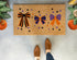 Halloween Bows Coir Doormat