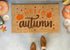 Hello Autumn Pumpkin Door Mat