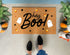 Hey Boo! Halloween Doormat - Ghosts, Candy Corn & Stars Coir Welcome Mat