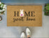 Home Sweet Home Easter Bunny Doormat