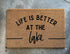 Sale - Oversized Life Is Better at The Lake Doormat, 24x36 inches