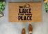 The Lake Is Our Happy Place Outdoor Doormat
