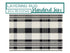 Modern Black Plaid Layering Rug – 24x36 Front Door & Entryway Rug
