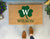 Personalized Shamrock Doormat