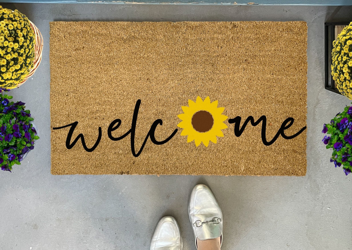 Sunflower Doormat