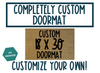 Custom Text Doormat
