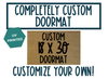 Custom Text Doormat
