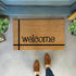 Modern Welcome Doormat