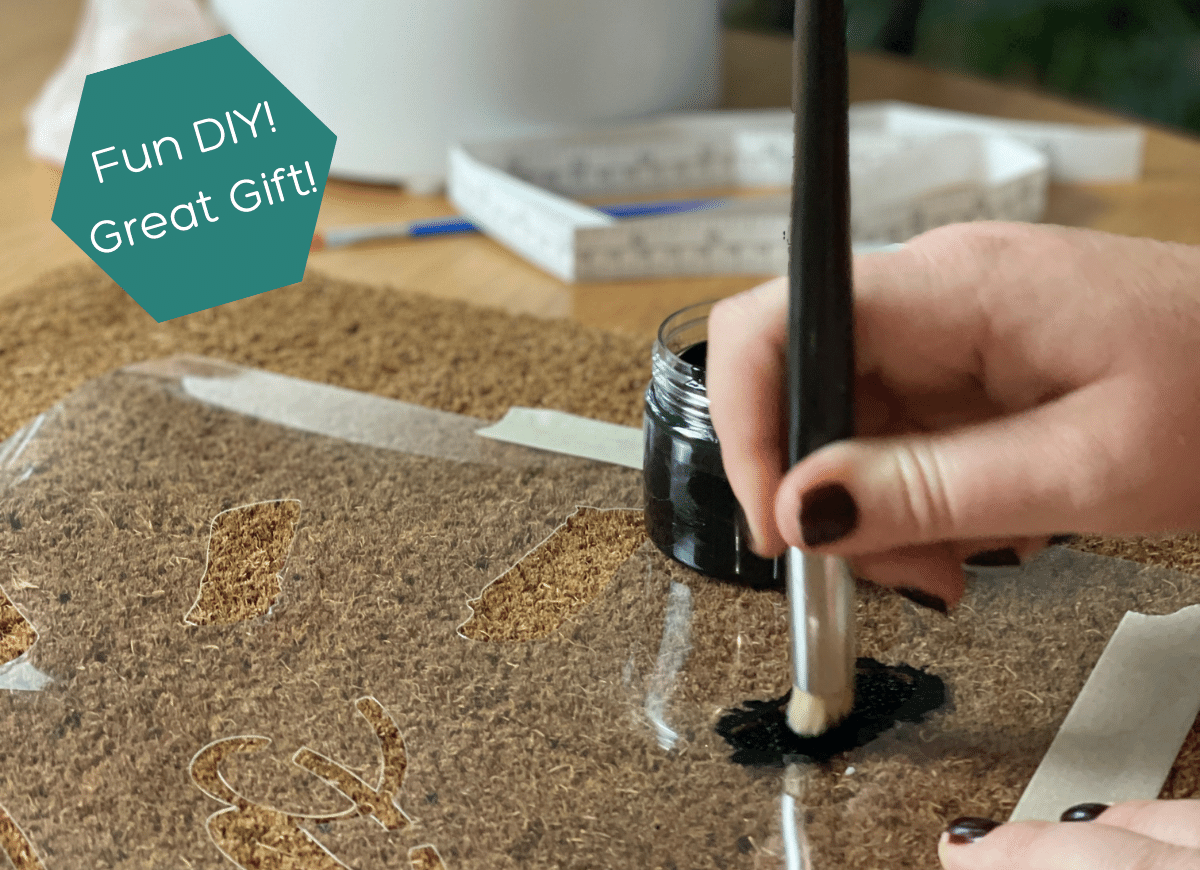 Christmas DIY Doormat Kit  Paint Your Own Christmas Doormat Craft Kit