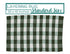 Dark Green Plaid Doormat Layering Rug – 26x40 Inch Entryway Rug